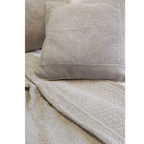 Pom Pom at Home Marsieille Coverlet - Taupe Bedding and Bath