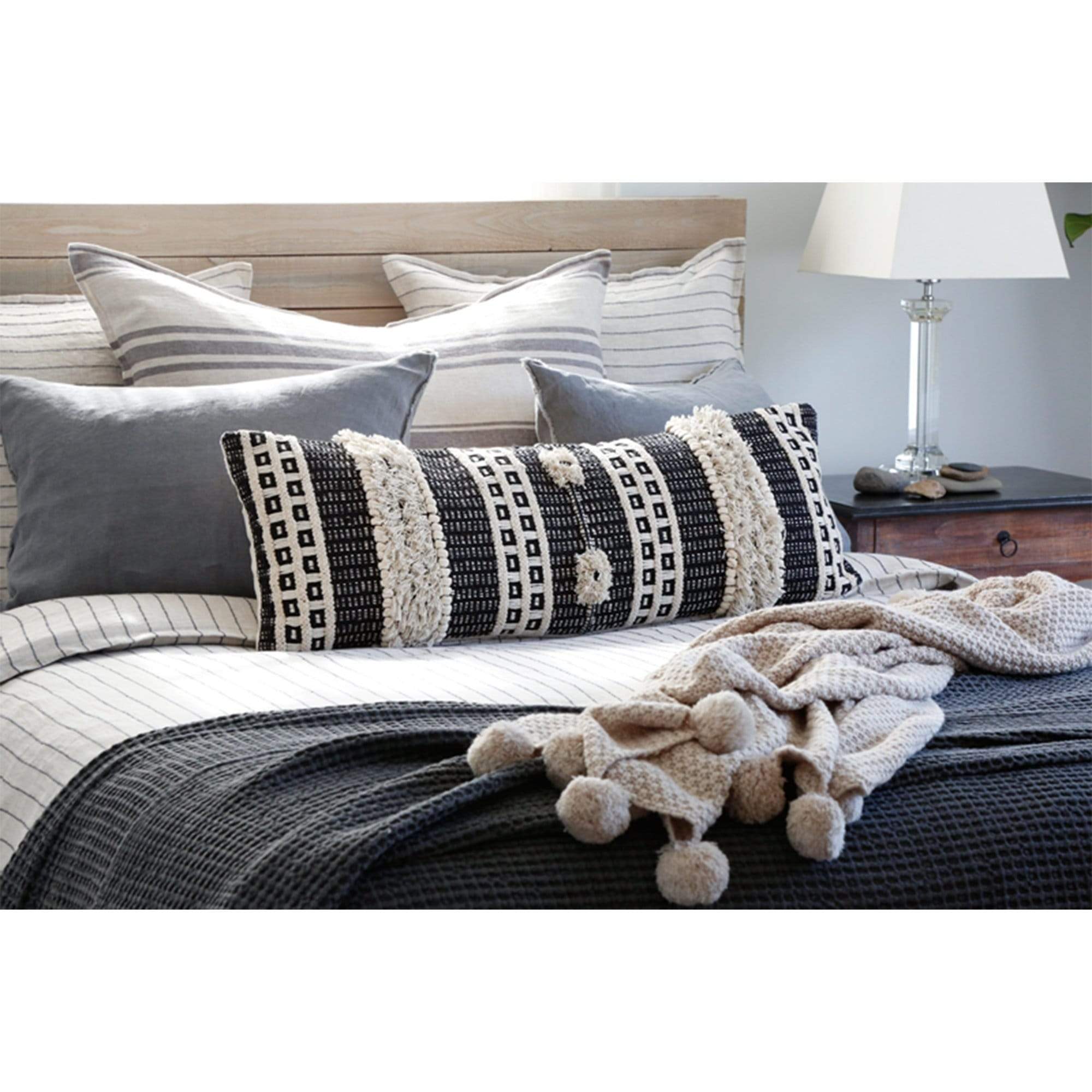 Charcoal pom best sale pom throw