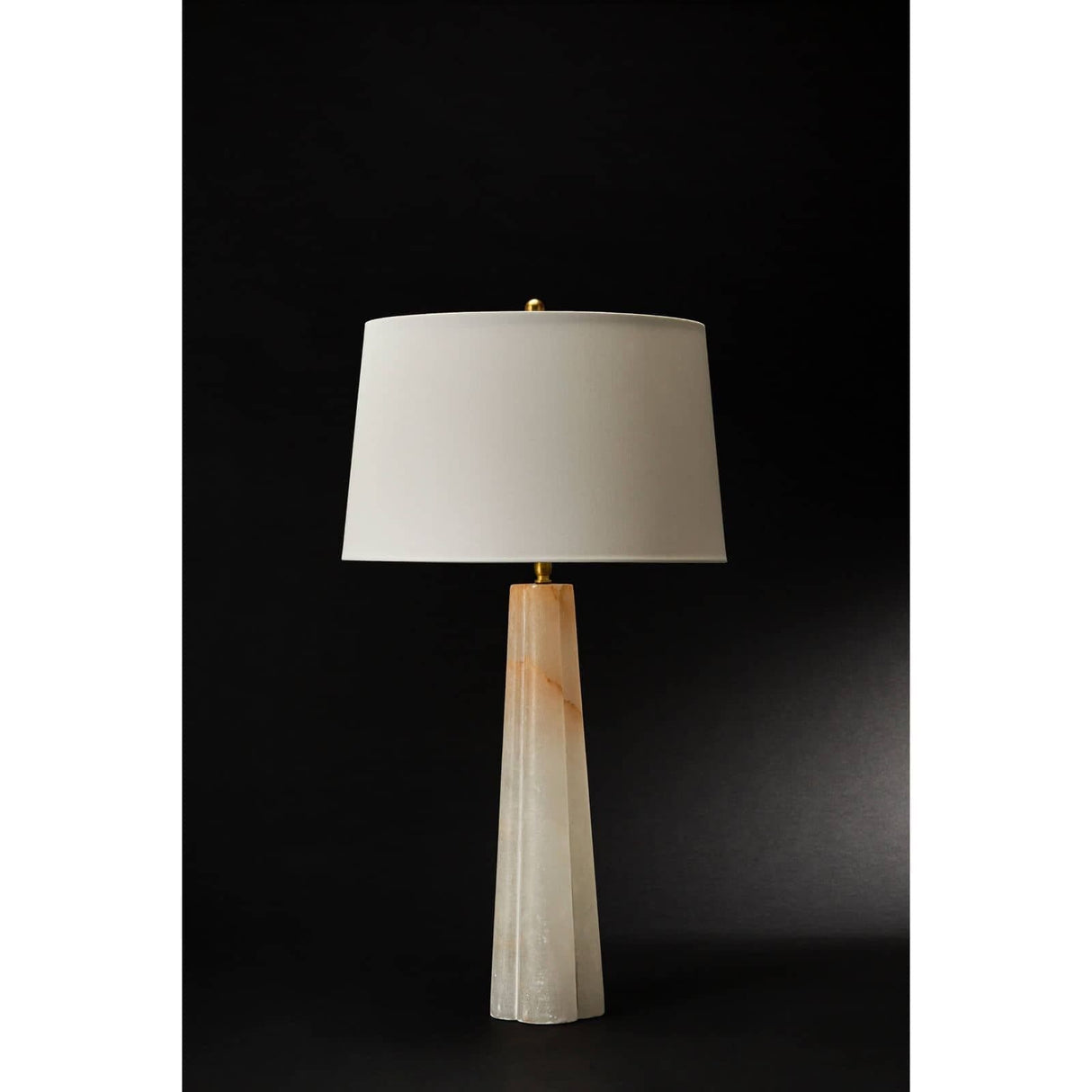 Regina Andrew Alabaster Quatrefoil Lamp - Large Lighting regina-andrew-13-1038 844717014437