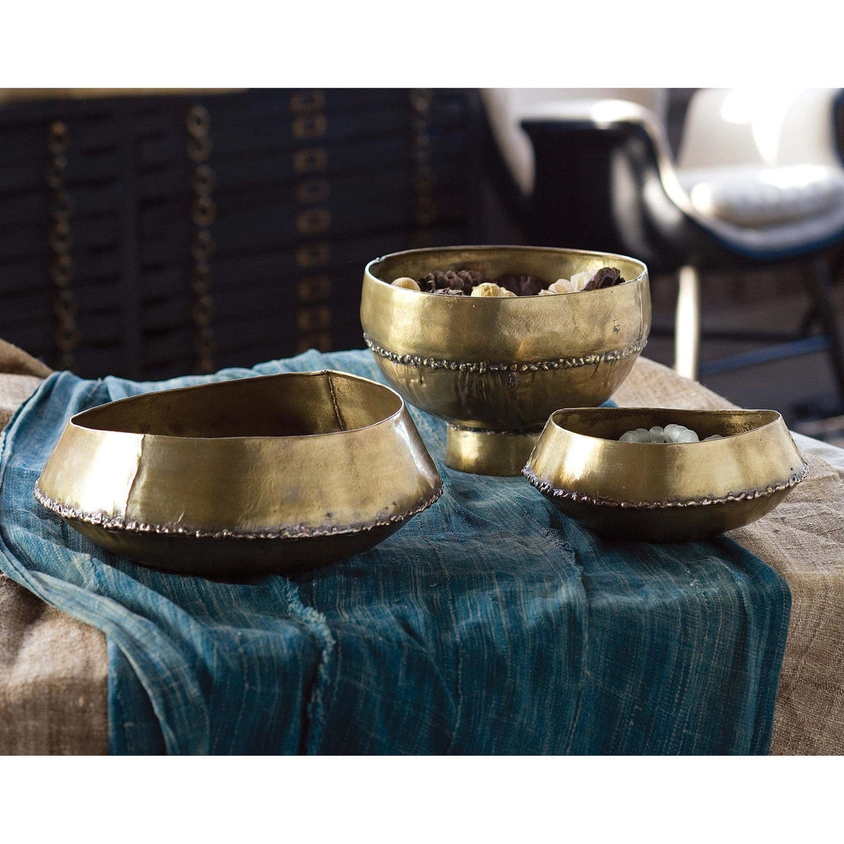Regina Andrew Brass Bedouin Bowl - Platform Decor regina-andrew-20-1204 844717025341