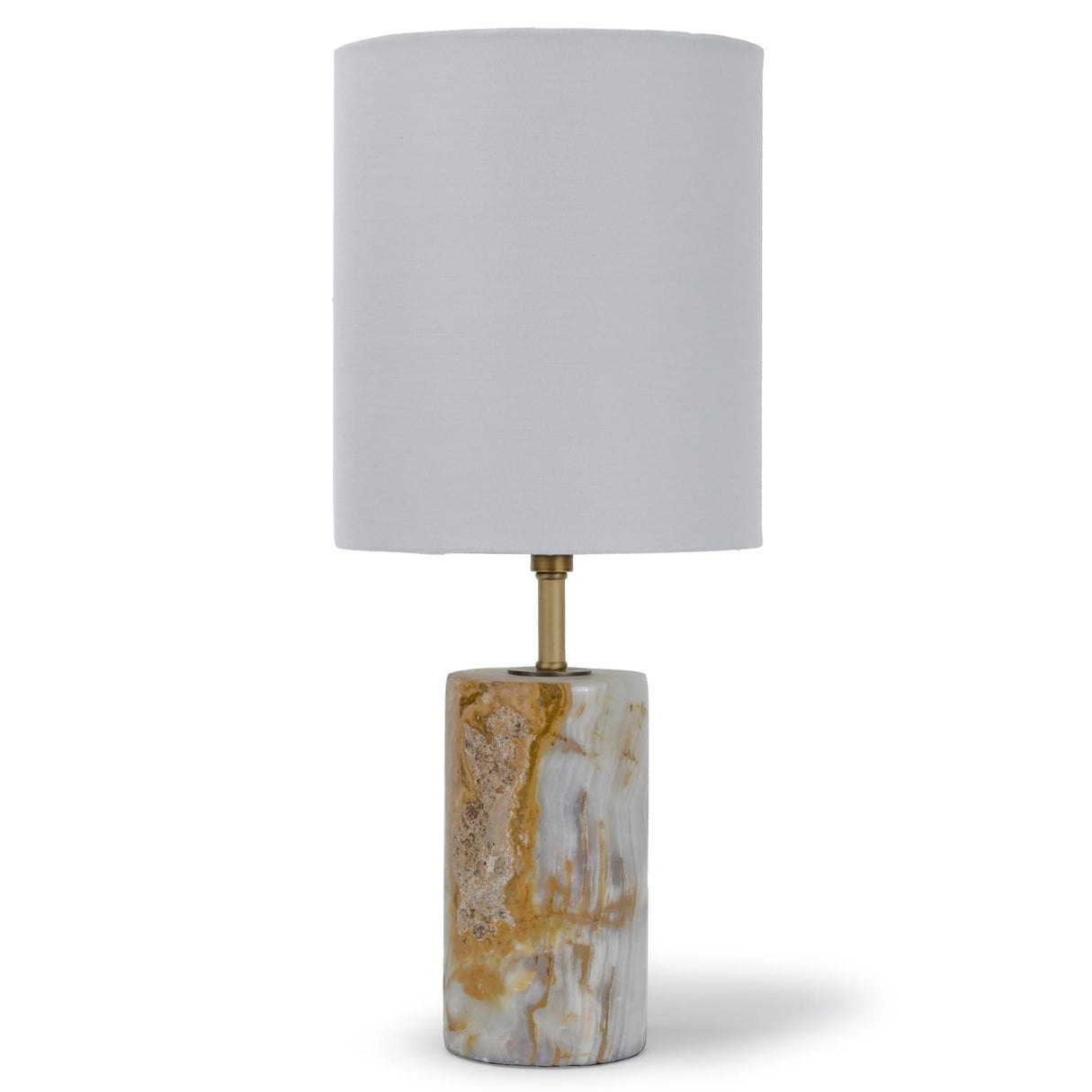 Regina Andrew Jade and Brass Mini Cylinder Lamp Lighting regina-andrew-13-1138 844717025143