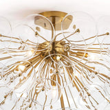 Regina Andrew Poppy Glass Semi Flush Mount Lighting regina-andrew-16-1232CLR 00844717094705