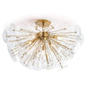 Regina Andrew Poppy Glass Semi Flush Mount Lighting regina-andrew-16-1232CLR 844717094705
