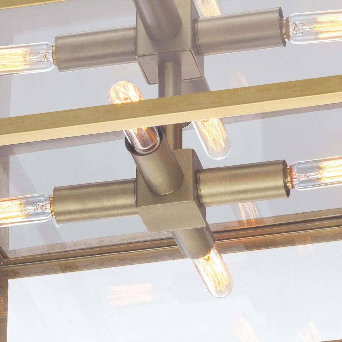 Regina Andrew Ritz Flush Mount - Natural Brass POS Lighting