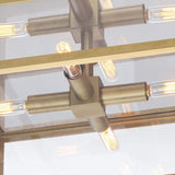 Regina Andrew Ritz Flush Mount - Natural Brass POS Lighting