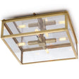 Regina Andrew Ritz Flush Mount - Natural Brass POS Lighting regina-andrew-16-1282NB 844717096655