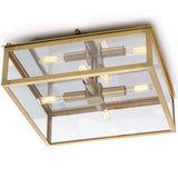 Regina Andrew Ritz Flush Mount - Natural Brass POS Lighting regina-andrew-16-1282NB 844717096655