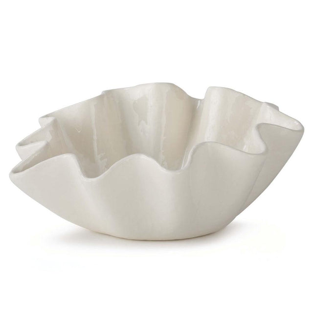 Regina Andrew Ruffle Ceramic Bowl Decor
