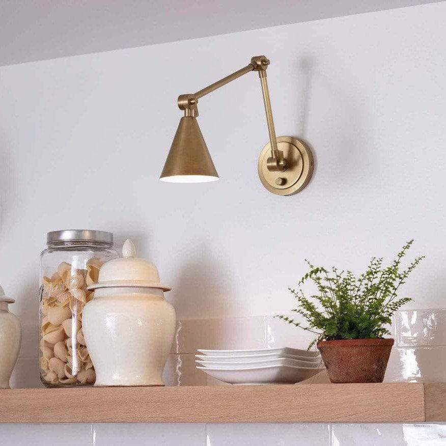 Sal Task Sconce – Meadow Blu