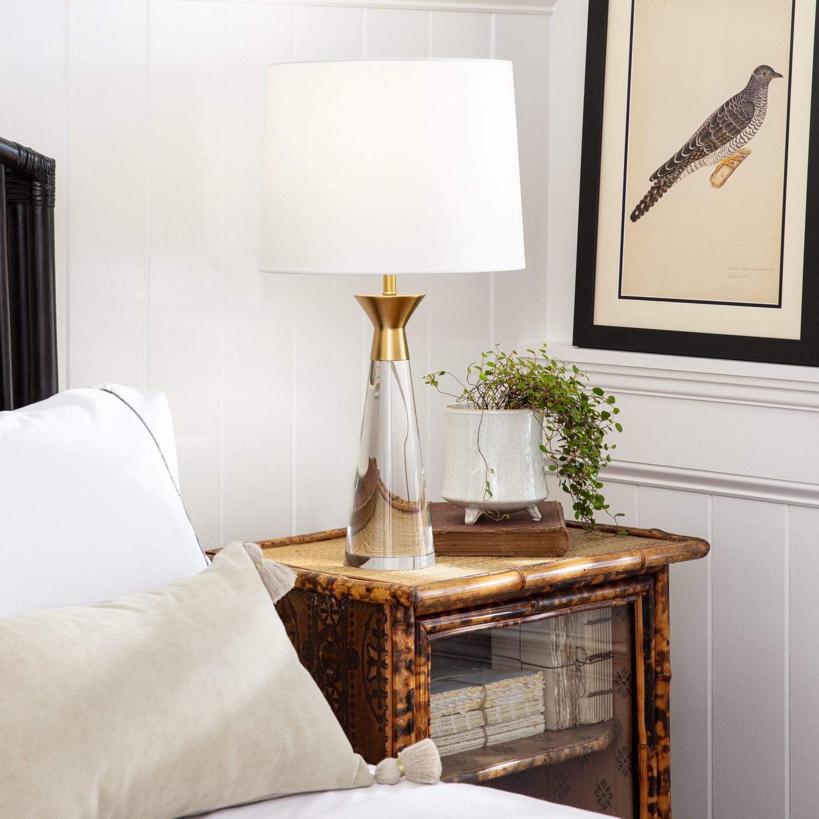 Regina Andrew Starling Crystal Table Lamp Meadow Blu