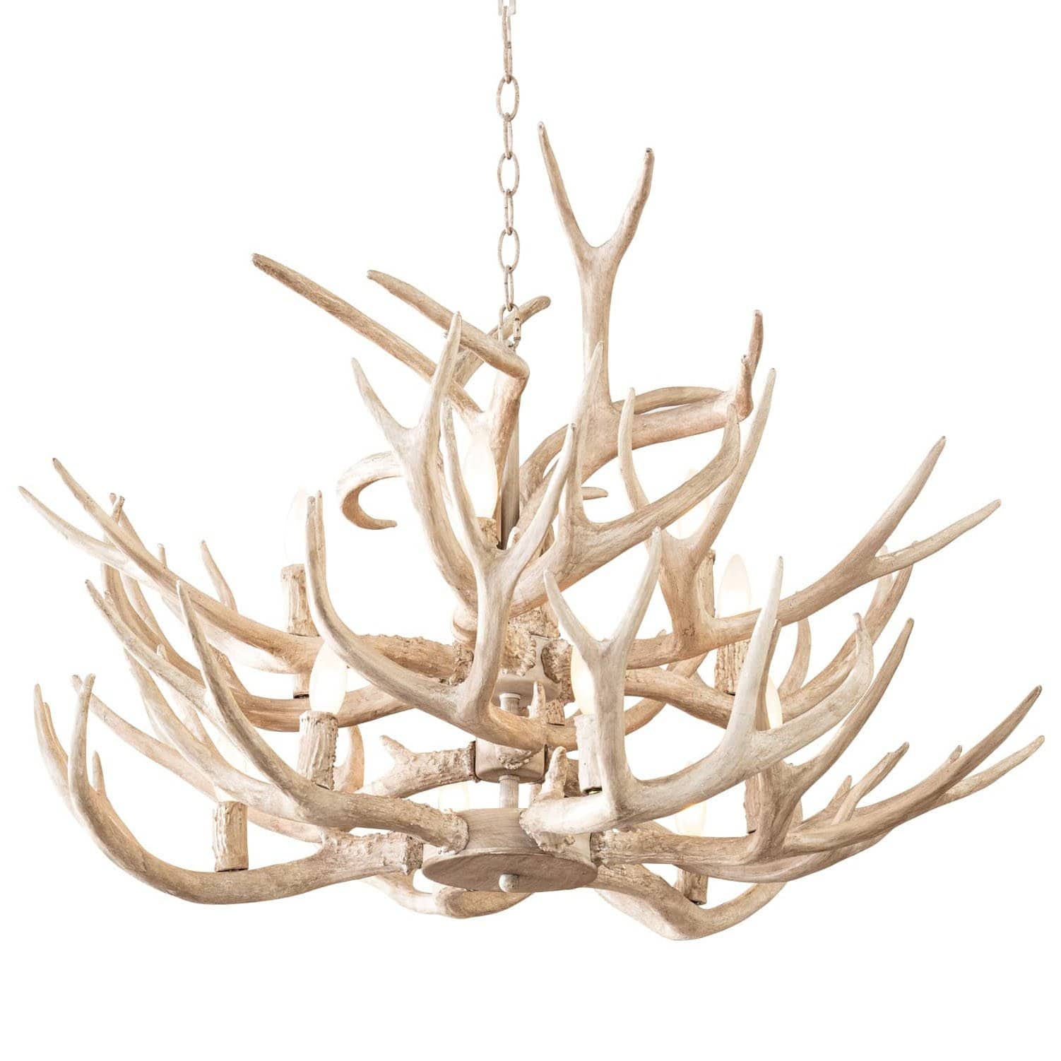 Outdoor antler store chandelier