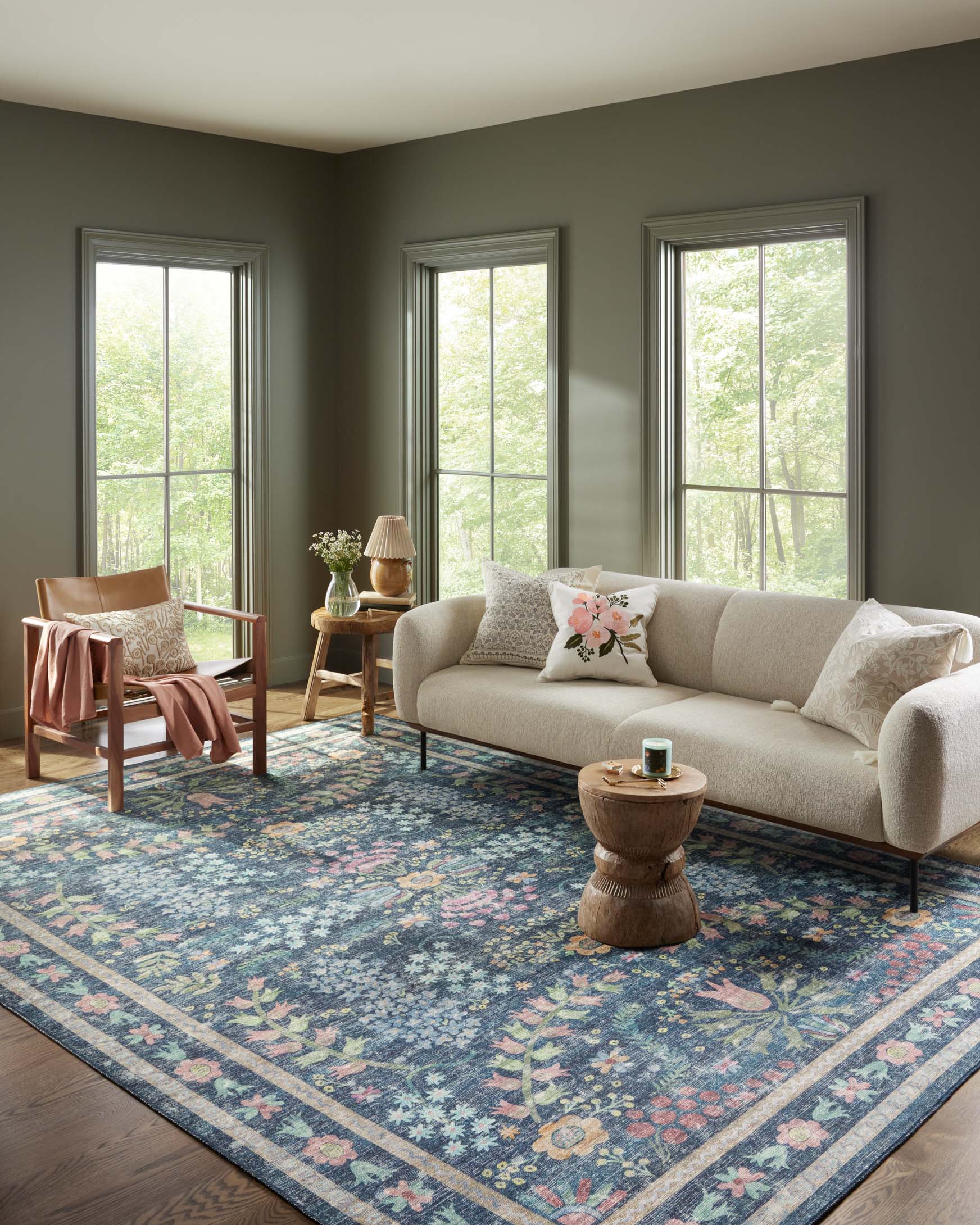 Maison Frances Rug – Meadow Blu