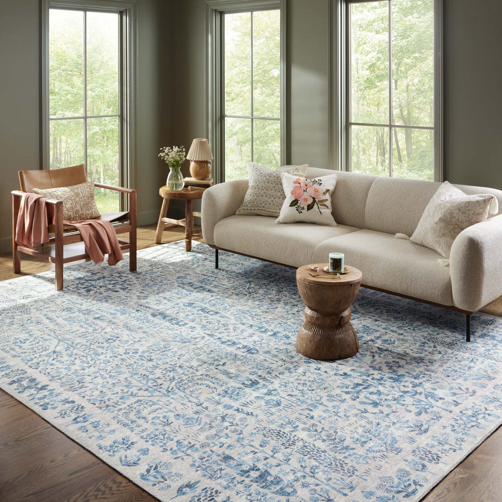 Maison Grove Rug – Meadow Blu