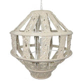 Selamat Justina Blakeney Tula Hanging Macrame Pendant - White Lighting selamat-HPDTWR-GD