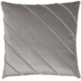 Square Feathers Briar Velvet Pillow - Grey Cloud Pillows square-feathers-briar-velvet-sharkskin-20-20