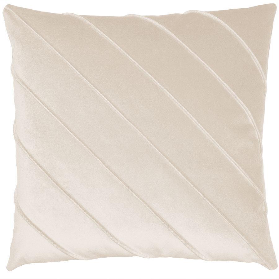 Square Feathers Briar Velvet Pillow - Grey Cloud Pillows square-feathers-briar-velvet-snow-20-20