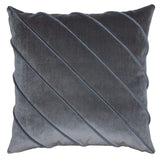 Square Feathers Briar Velvet Pillow - Olive Pillows