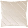 Square Feathers Briar Velvet Pillow - Red Pillows