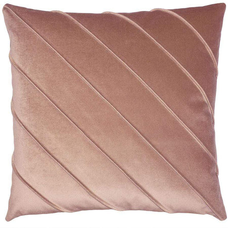 Square Feathers Briar Velvet Pillow - Scarlet Pillows