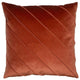 Square Feathers Briar Velvet Pillow - Sharkskin Pillows