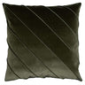 Square Feathers Briar Velvet Pillow - Snow Pillows
