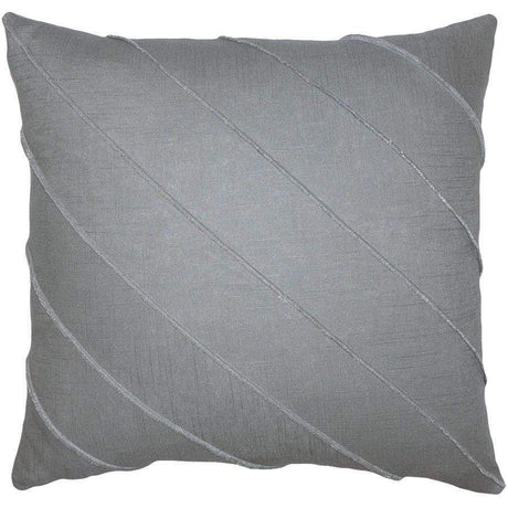 Square Feathers Home Briar Linen Pillow - Cal White Pillow & Decor square-feathers-briar-linen-flint-20-20