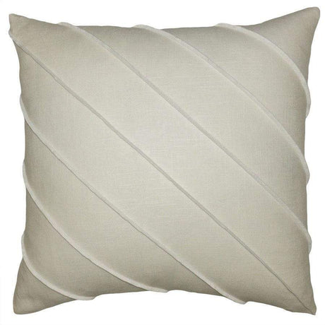 Square Feathers Home Briar Linen Pillow - Cal White Pillow & Decor square-feathers-briar-linen-ivory-20-20