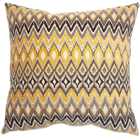 Square Feathers Home Cannes Zig Zag Pillow Pillow & Decor
