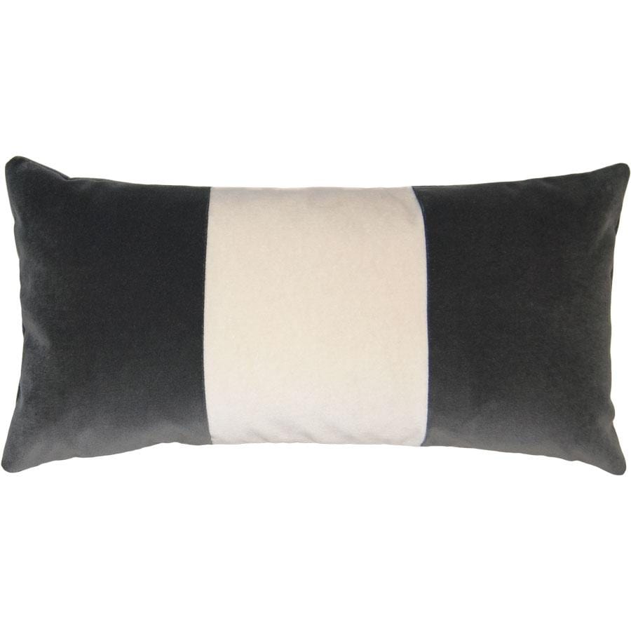 Square Feathers Home Dusk Snow Band Pillow Pillow & Decor