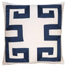 Square Feathers Home Empire Birch Robin Egg Blue Ribbon Pillow Decor square-feathers-empire-birch-navy-22-22