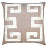 Square Feathers Home Empire Birch Robin Egg Blue Ribbon Pillow Decor square-feathers-empire-linen-ivory-22-22