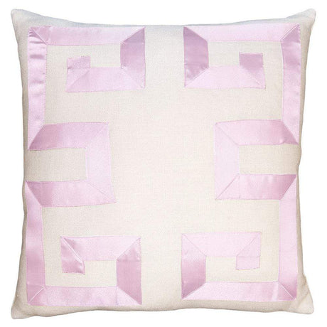 Square Feathers Home Empire Linen Coral Ribbon Pillow Decor square-feathers-empire-birch-lavender-22-22