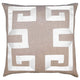 Square Feathers Home Empire Linen Lavendar Ribbon Pillow Decor square-feathers-empire-linen-white-22-22