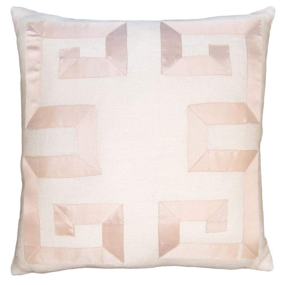 Square Feathers Home Empire Linen Sage Ribbon Pillow Decor