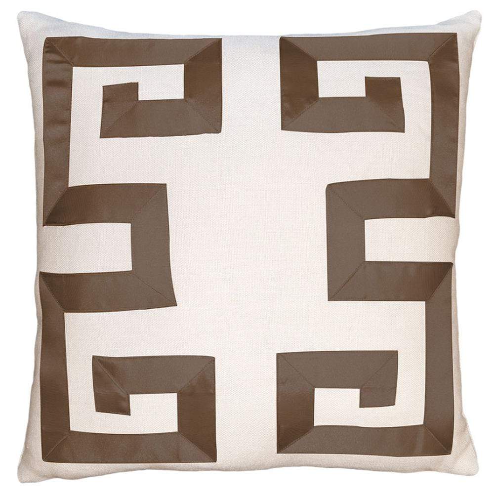 Square Feathers Home Empire Birch Robin Egg Blue Ribbon Pillow