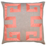 Square Feathers Home Empire Linen Sage Ribbon Pillow Decor square-feathers-empire-linen-coral-22-22