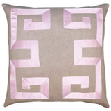 Square Feathers Home Empire Linen Sage Ribbon Pillow Decor square-feathers-empire-linen-lavender-22-22