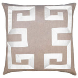 Square Feathers Home Empire Linen Sage Ribbon Pillow Decor square-feathers-empire-linen-white-22-22