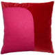 Square Feathers Home Felix Sangria Red Fuchsia Pillow & Decor