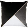 Square Feathers Home Harlow Pillow - Honey Pillow & Decor square-feathers-harlow-black-22x22