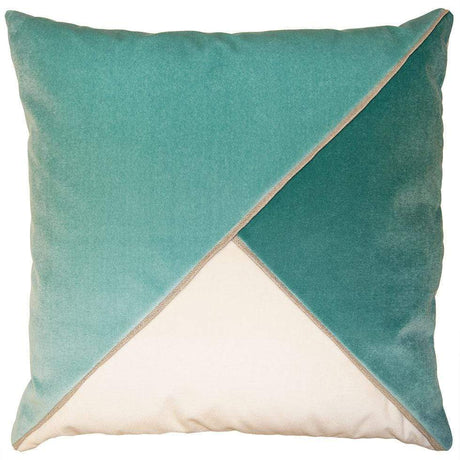 Square Feathers Home Harlow Pillow - Indigo Pillow & Decor square-feathers-harlow-breeze-22x22