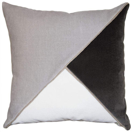 Square Feathers Home Harlow Pillow - Rose Pillow & Decor square-feathers-harlow-sharkskin-22x22