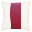 Square Feathers Home Ming Birch Sangria Velvet Band Pillow Decor