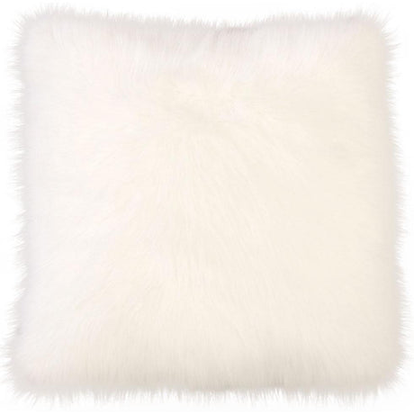 Square Feathers Home Pearl Shag Fur Pillow Pillow & Decor