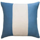 Square Feathers Home Savvy Hue Ivory Band Pillow Decor square-feathers-savvy-hue-chambray-ivory-band-denim-12" x 24"