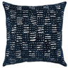Square Feathers Home Seal Tribal Pillow - Navy Pillow & Decor