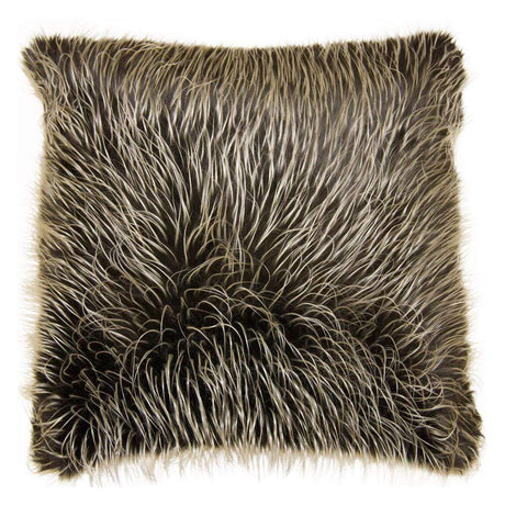 Square Feathers Home Spike Fur Pillow Decor