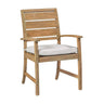 Summer Classics Charleston Teak Arm Chair Furniture summer-classics-25404+C6813884W3884
