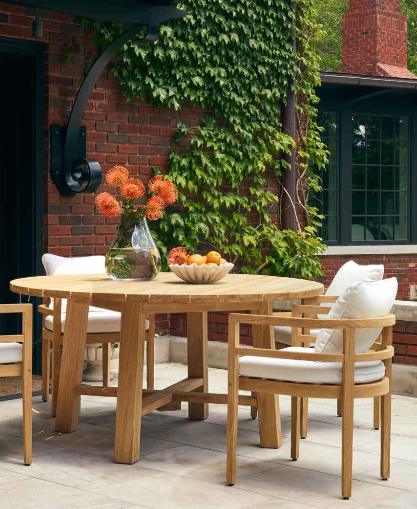 Summer Classics Paige Outdoor Dining Table Outdoor Furniture