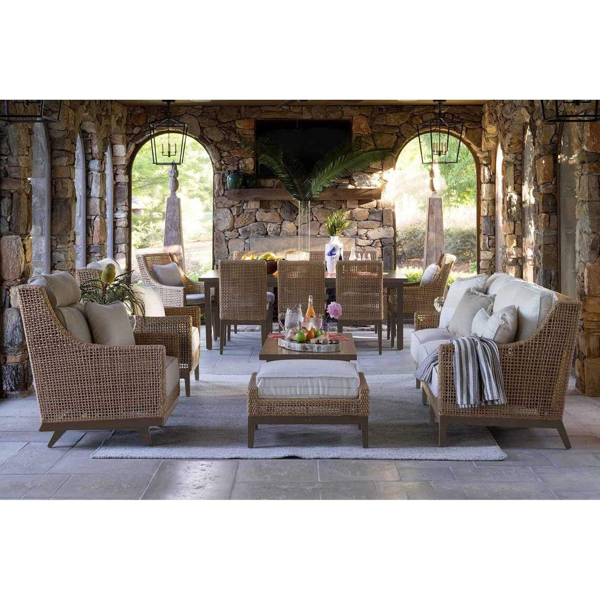 Summer Classics Peninsula Arm Chair Furniture summer-classics-423037+C5253884W3884